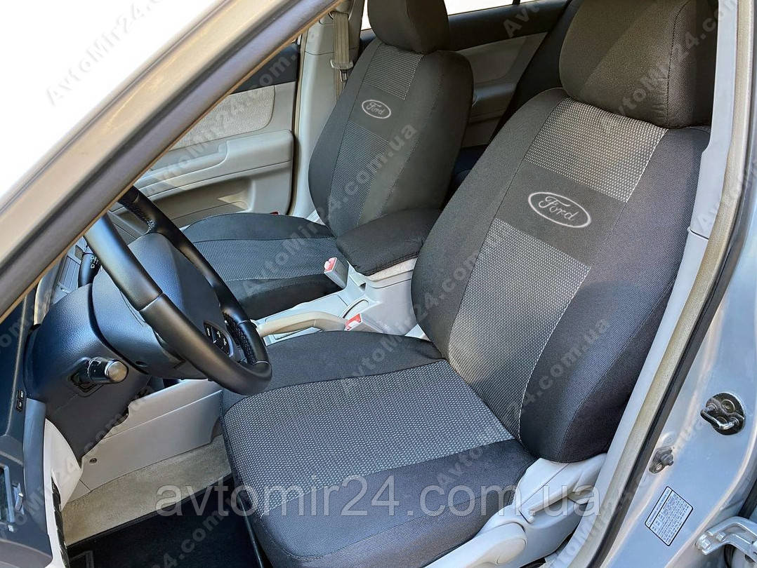 Чехлы на сиденья FORD FOCUS II 2004-2011 авто чехлы ФОРД ФОКУС 2 седан  хэтчбек универсал (ID#1864046618), цена: 2220 ₴, купить на Prom.ua