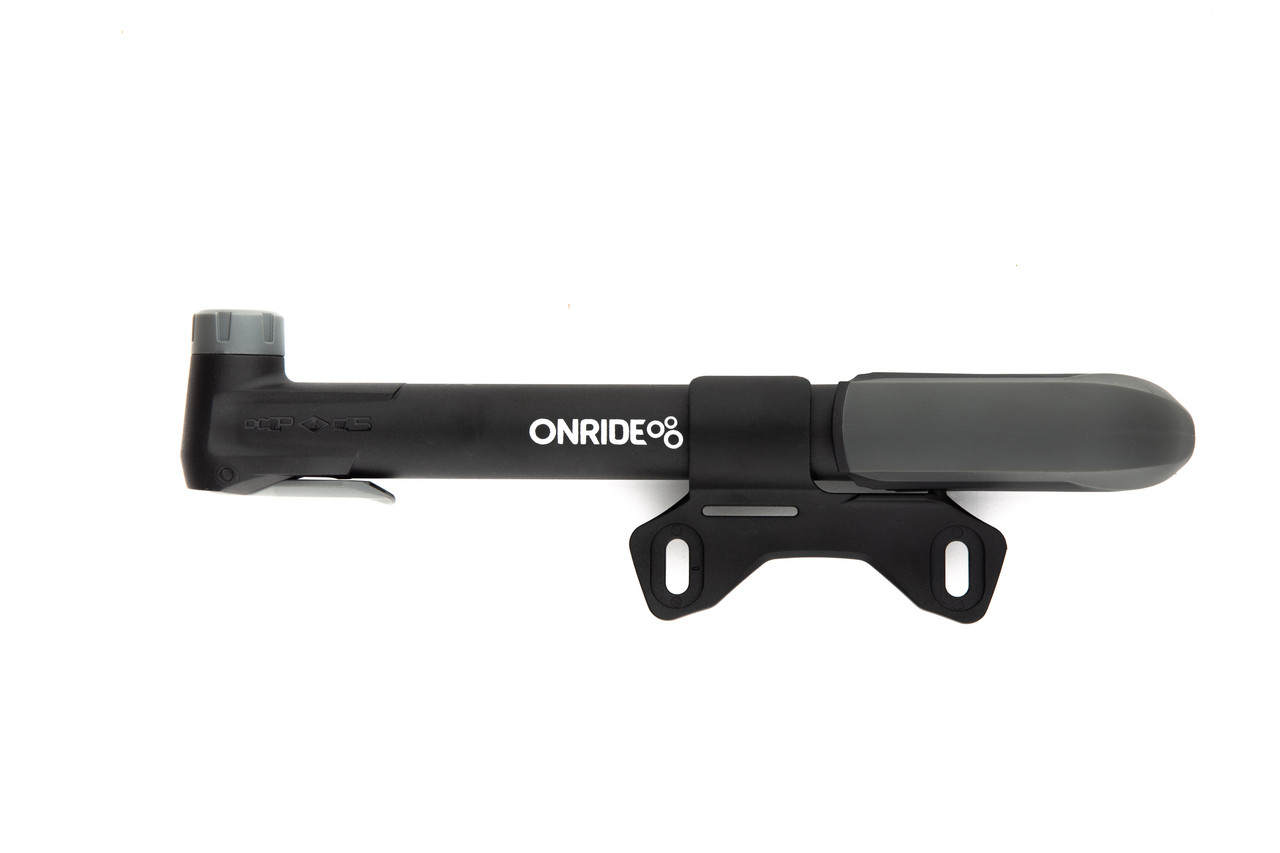 Насос ONRIDE Mate 120PSI/8.3Bar AV/FV з розумною голівкою компактний пластиковий чорний, фото 1