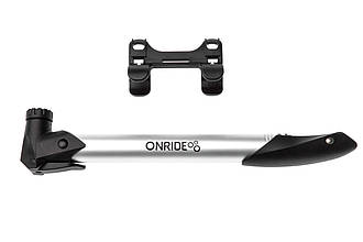 Насос ONRIDE Sky 100PSI/8.3Bar AV/FV компактний алюмінієвий чорний