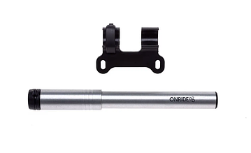 Насос ONRIDE Slate20 120PSI/8.3Bar AV/FV довжина 23см компактний алюмінієвий з манометром