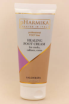 Pharmika Лікувальний крем для ніг від тріщин, мозолів, натоптишів Healing foot cream, 200 мл