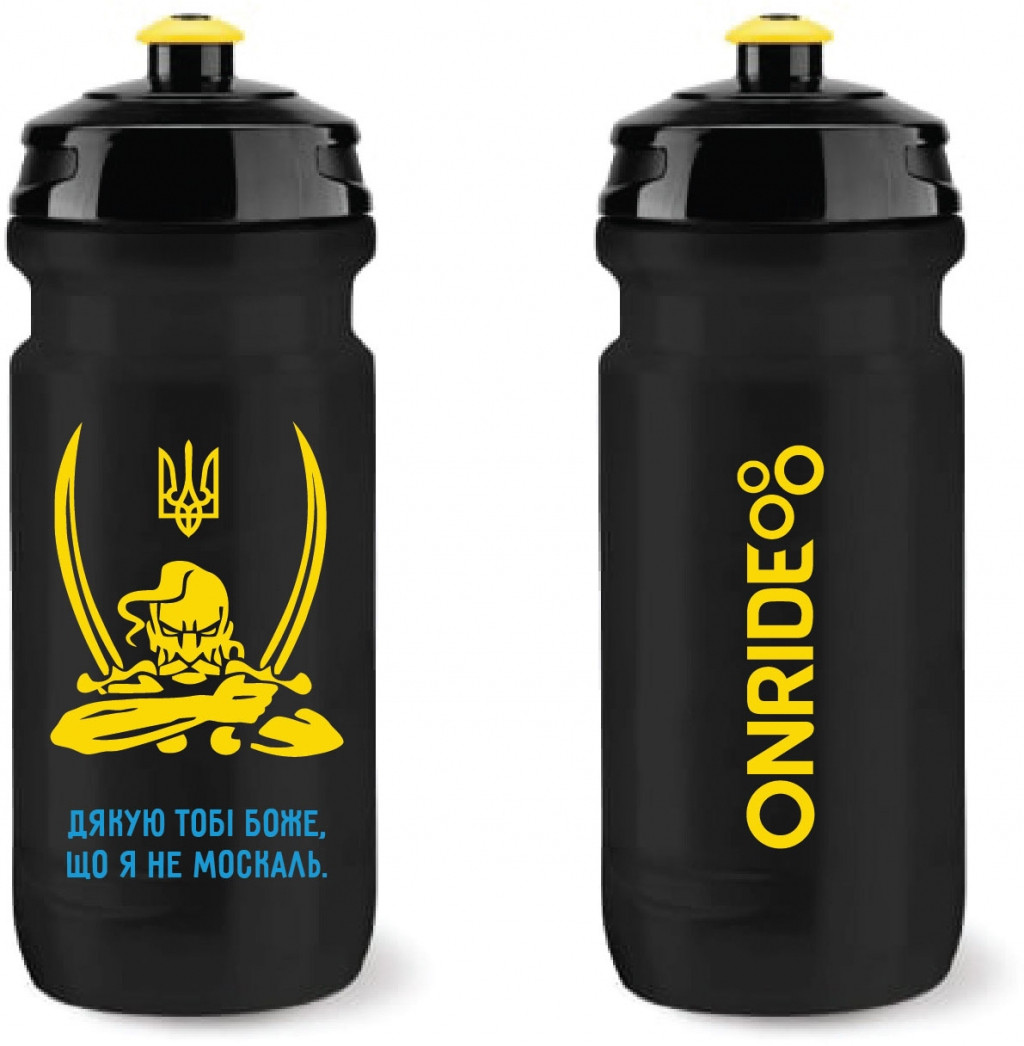 Фляга ONRIDE Proud 600мл чорний, фото 1