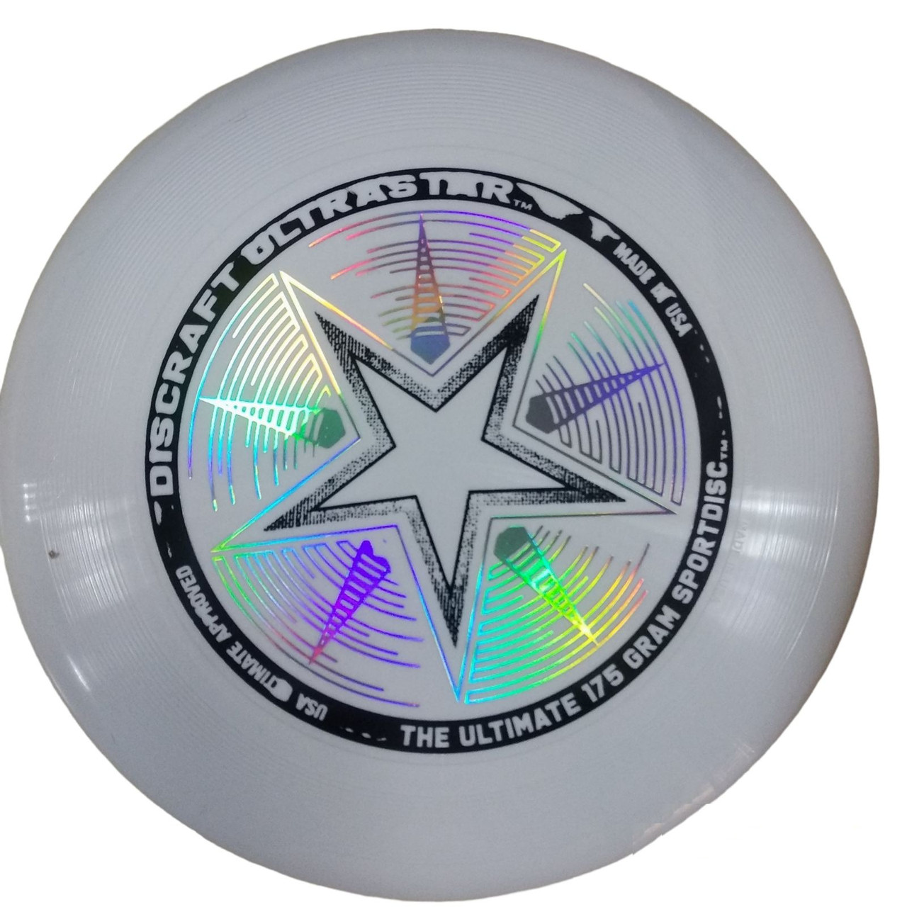 Фрисбі диск для фристайлу Discraft Ultra Star пластик 175 г 273 мм білий