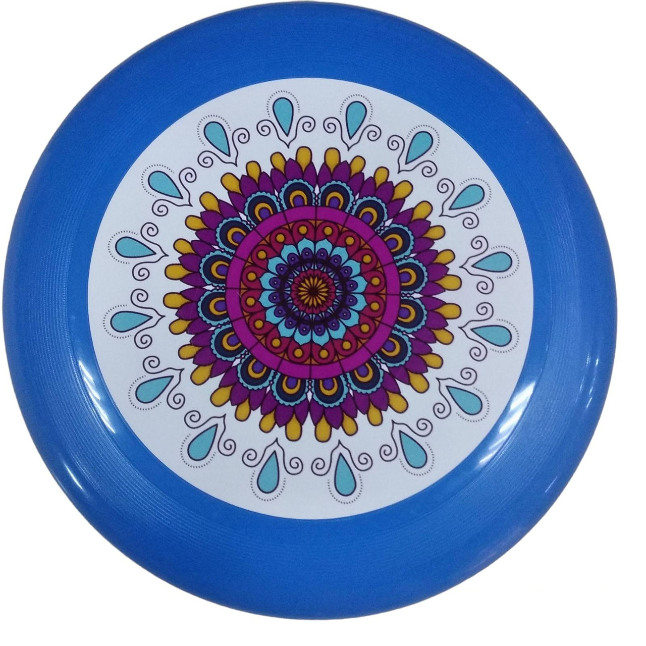 Фрисбі диск для фристайлу від українського виробника пластик 175 г 273 мм блакитний
