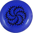 Фризбі диск для фристайлу від українського виробника пластик 175г 273мм синій, фото 3