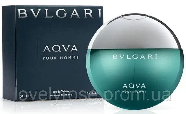 Туалетна вода чоловіча Bvlgari Aqva Pour Homme ліцензія 100 ml