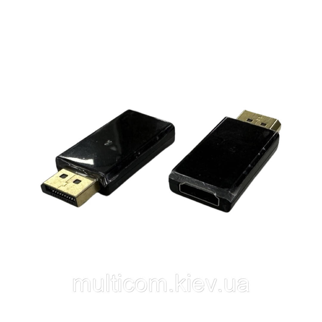 03-00-079. Перехідник штекер Display Port → гніздо HDMI, бочка