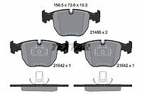 Колодки гальмівні (передні) BMW 5 (E39)/7 (E38)/X5 (E53) 94-07 (Teves) Q+