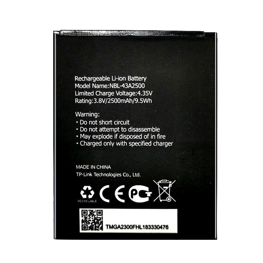Акумулятор TP-Link Neffos C7s / NBL-43A2500 / NBL-43B2500, 2500 mAh Original PRC