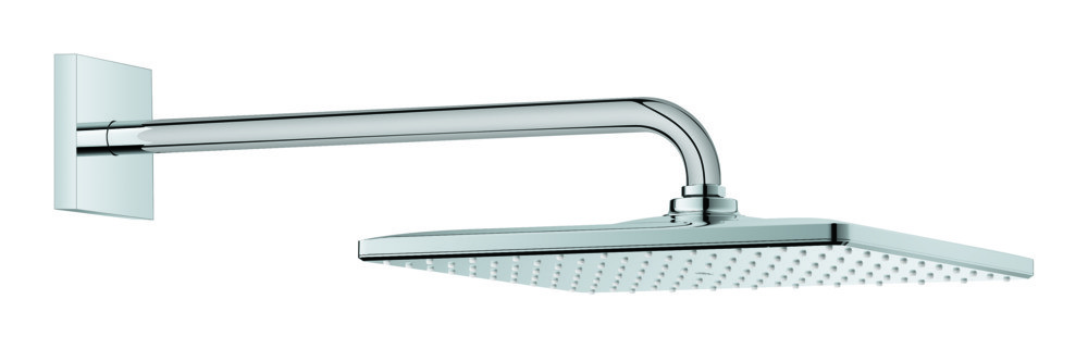 Верхний душ с настенным кронштейном Grohe Rainshower Mono (26563000) - фото 1 - id-p1864118223