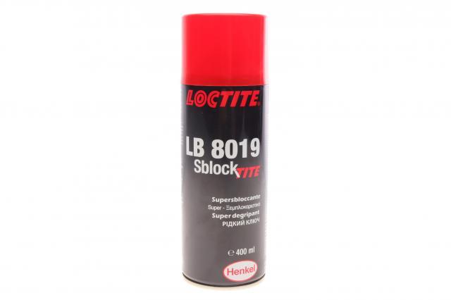 LOCTITE LB 8019 400ML Змазка, раскислитель ржавчини, жидкий ключ, (утримання розчинників 89%)