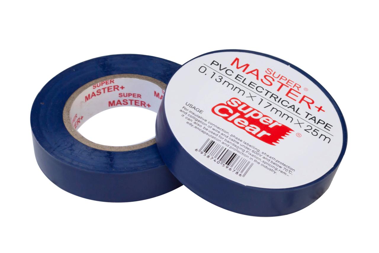 Ізолента Super Master+ (товщина 0,13 мм ширина 17 мм довжина 25 м) ціна за 1 шт, фото 1