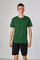 Мужская футболка Nike, зеленого цвета