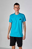Чоловіча футболка Nike, темно-синього кольору, фото 6