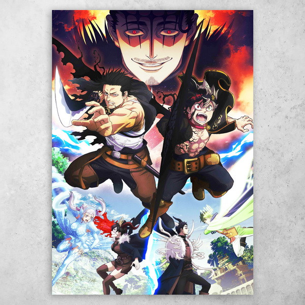 Аніме плакат постер "Чорна конюшина / Black Clover" №21, фото 1