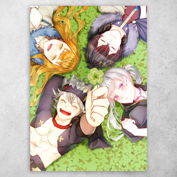 Аніме плакат постер "Чорна конюшина / Black Clover" №22, фото 1