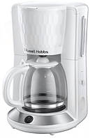 Кофеварка Russell Hobbs капельная Honeycomb, 1,25л, молотый, белый 27010-56 (код 1459592)