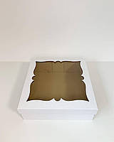 Коробка для торта, пирога с окном, 300*300*110