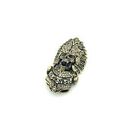 Індик Мая і 5 черепів. Унікальний фастекс для браслетів із паракорду, Шкіри! (Ідеець Латунь)