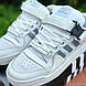 Чоловічі Кросівки Adidas Forum Low Bad Bunny White Grey 42-44, фото 3
