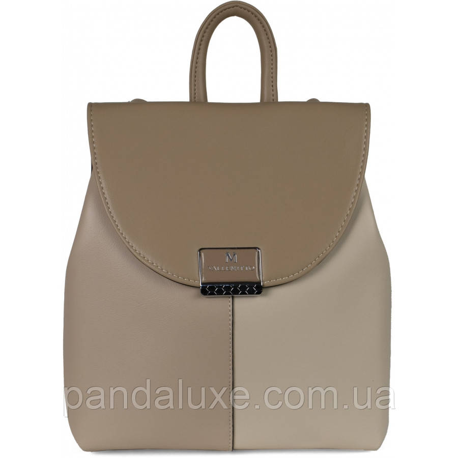 Рюкзак жіночий Valle Mitto стильний триколірний із еко шкіри 26x28x14 см