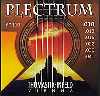 Струны для акустической гитары Thomastik-Infeld AC110 Plectrum Extra Light Acoustic Guitar Strings 10/41