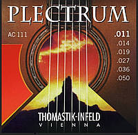 Струны для акустической гитары Thomastik-Infeld AC111 Plectrum Light Acoustic Guitar Strings 11/50