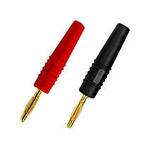 Конектор mini-banan збірний 2 мм (пара)