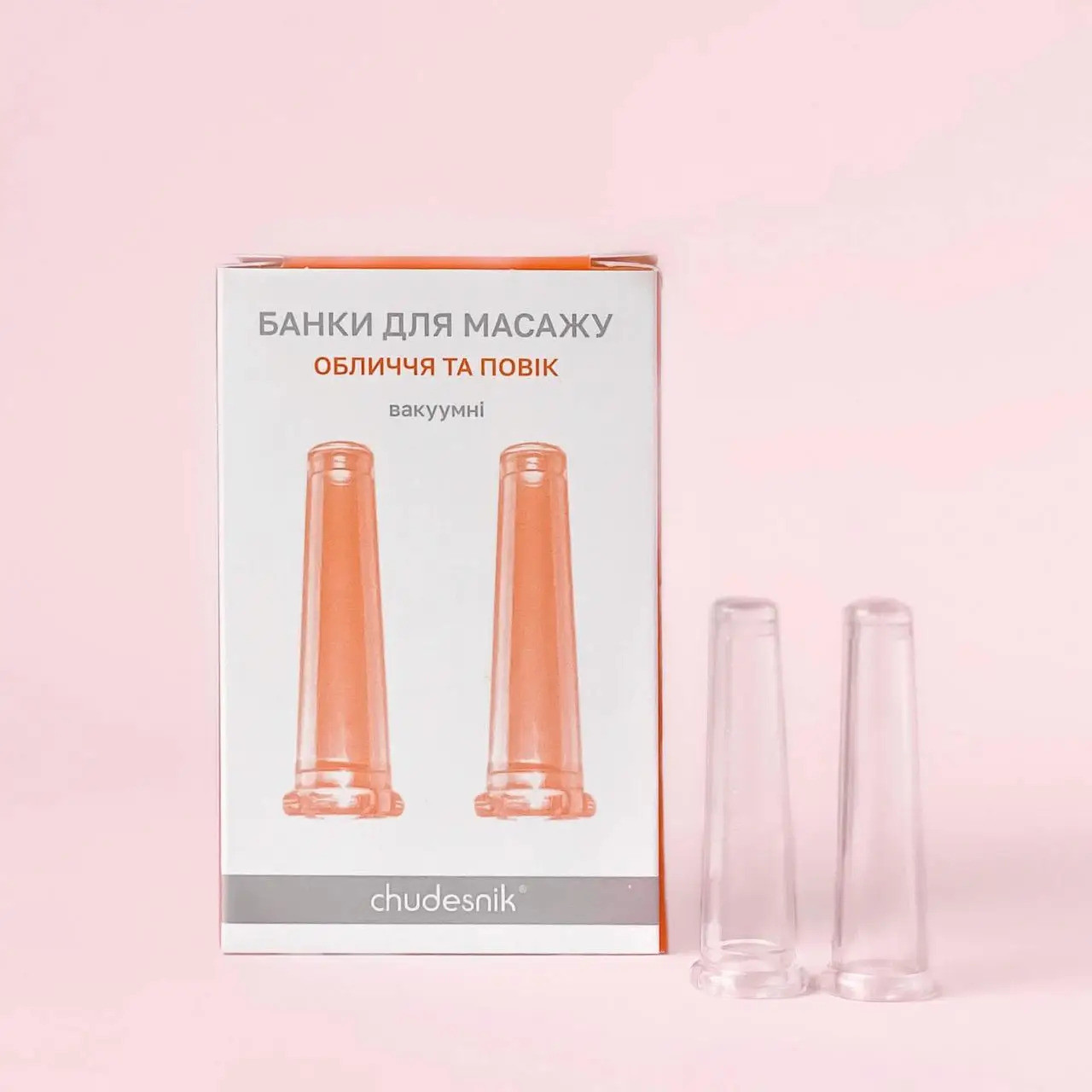 Масажні банки для повік та губ 2 шт., фото 1