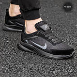 Кросівки чоловічі Nike чорний модні весна літо стильні легкі молодіжні текстильні, фото 7