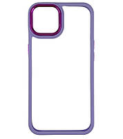 Чехол для iPhone 14 Pro TPU+PC Lyon Case-сиреневый