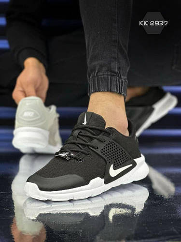 Купить Кроссовки мужские Nike черные модные весна лето стильные легкие ...