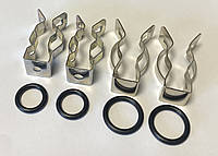Комплект скоб и сальников для битермического теплообменника Ferroli, Ariston, Immergas, Baxi