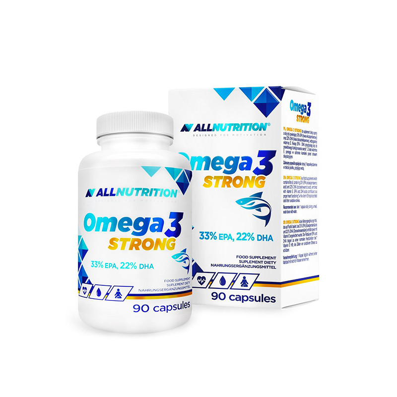 Риб'ячий жир All Nutrition Omega 3 Strong 90 капсул EXP 1/25 року включно