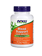 Mood Support со зверобоем, Now Foods 90 растительных капсул