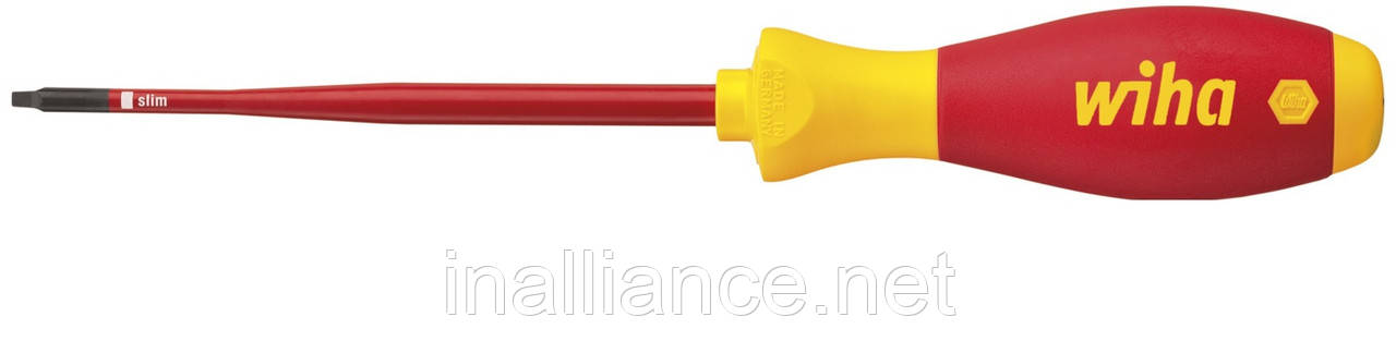 Викрутка з чотиригранником 2.8 Robertson #2 SoftFinish electric slimFix Wiha 35505