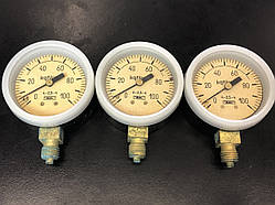 МТП-1М Манометр загальнотехнічний 100 кгс/см2 (10МПа,10000кПа) Ф63мм М12*1,5 радіальний (час спрор-НОВІ!!!!