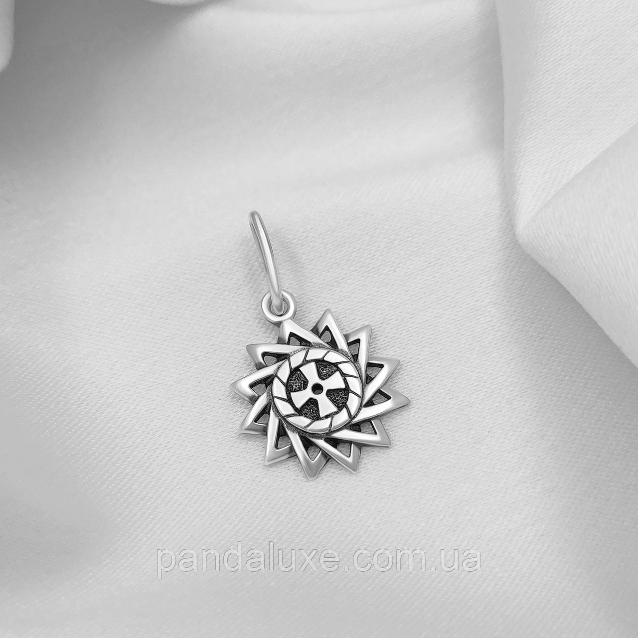 Підвіска срібна на шию Зірка Эрцгамми кулон зі срібла 925 проби підвіс