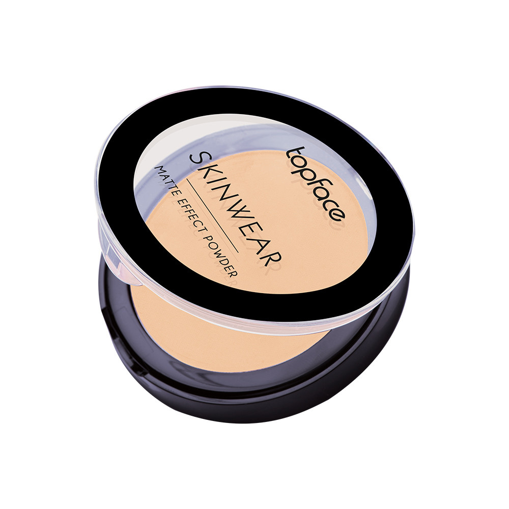 Компактна пудра для обличчя TopFace Skin Wear Matte Effect PT265 №006 Rose Beige з матовим фінішем і вітаміном Е