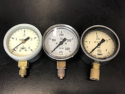 МТП-1М Манометр загальнотехнічний 4 кгс/см2 (0,4 МПа,2500 кПа) Ф63мм М12*1,5 радіальний (час ссор-НОВНІ!!!!