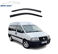 Дефлекторы окон (Ветровики) Fiat Scudo I 1997-2007 (скотч) длинный AV-Tuning