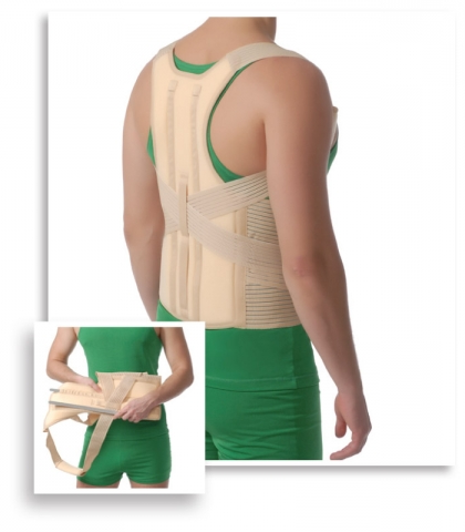 Коректор постави реклінатор еластичний із ребрами жорсткості, фото 1