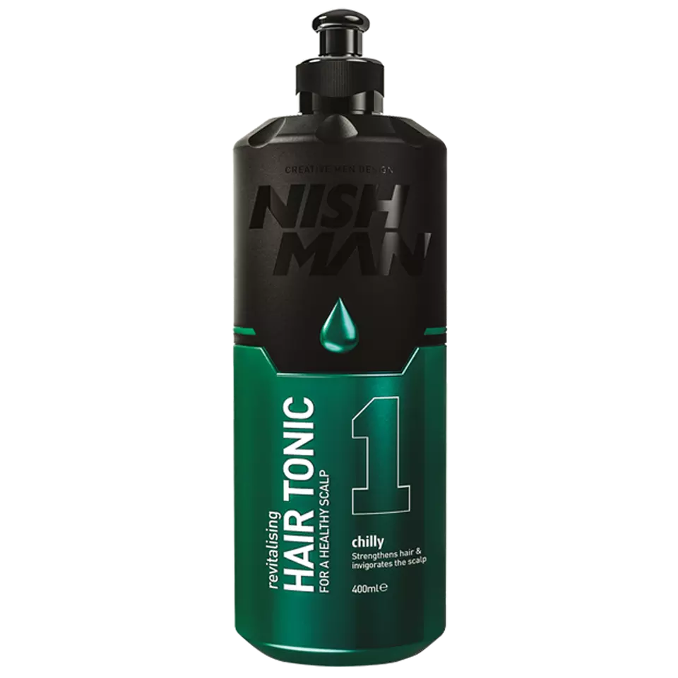 Тонік відновлювальний для волосся і шкіри голови Nishman Revitalizing Hair Tonic 400 мл