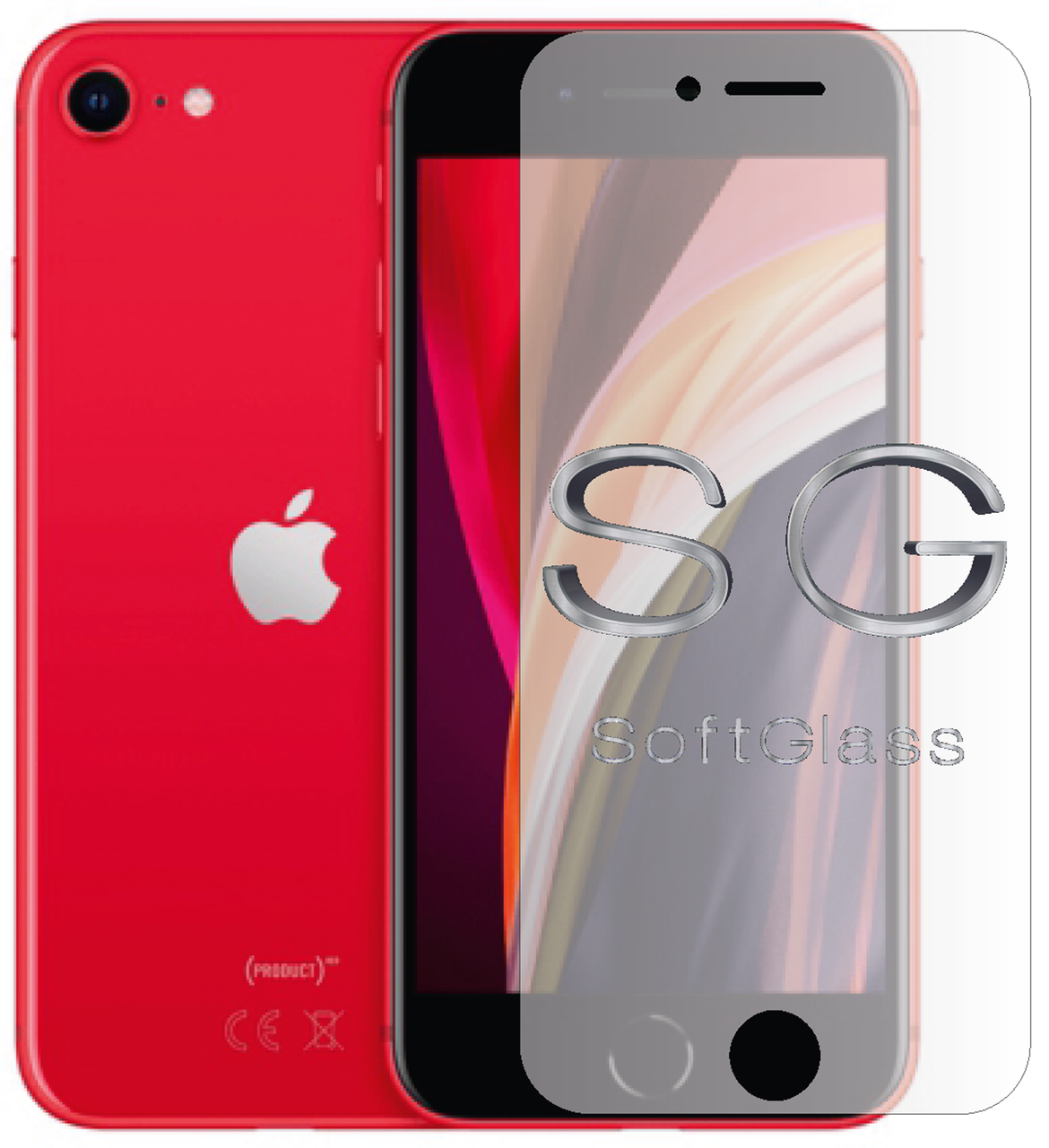 М'яке скло для Apple iPhone 8 на екран поліуретанове SoftGlass