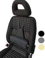 Поясничный упор для спины в авто. Универсальный. EKKOSEAT. Еврофиксация.