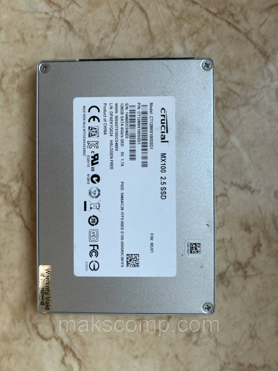 Crucial MX100 128GB 2.5" SATAIII (CT128MX100SSD1)