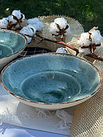 Тарілка для пасти 300 мл, «Коричневий deep ocean»