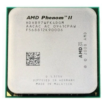Процесор AMD Phenom II X4 B97 3.20 GHz / 6M / 4 GT / s (HDXB97WFK4DGM) sAM3, tray