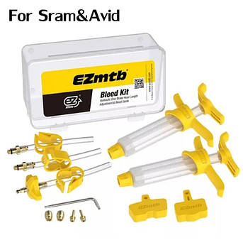 Набір Ezmtb Bleeding Kit для прокачування  AVID/SRAM + адаптер для SRAM RSC