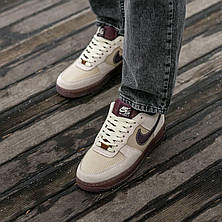 Чоловічі кросівки Nike Air Force 1 Low Coffee Brown Beige DD5227-234, фото 3